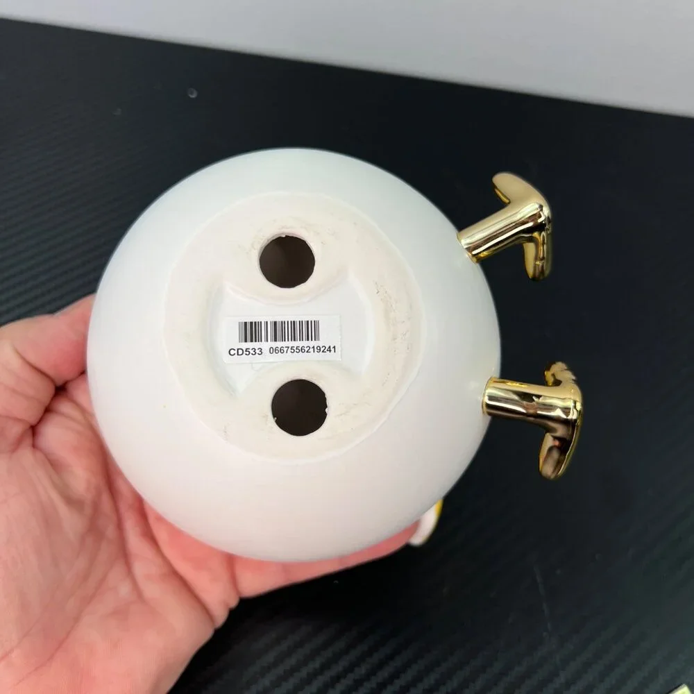 NEW Bath & Body Works Easter Chick Single Wick Candle Holder Yellow Gold White